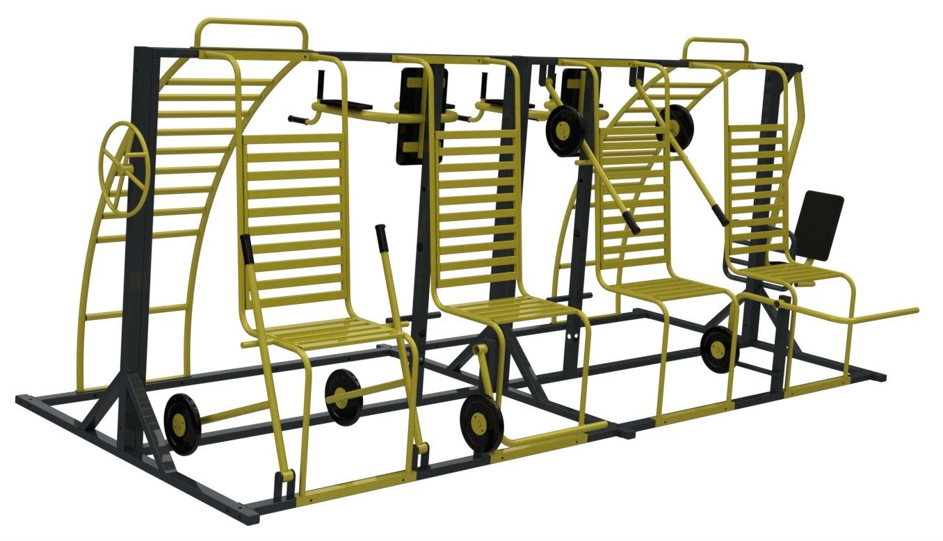 Уличные спортивные тренажеры для парков и площадок