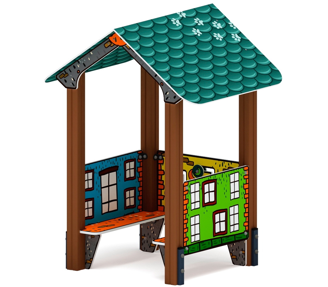 Домик беседка для детской площадки. 4306 - домик-беседка. 13. 05-03. Мф 10 3.
