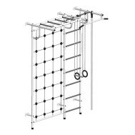 Детская шведская стенка Пионер С4СМ бело/серый, фото 1