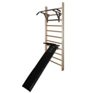 Шведская стенка СБ с турником и доской для пресса с валиками, фото 1