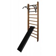 Шведская стенка Бук Стандарт с турником и доской для пресса, фото 1