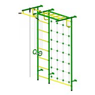 Детская шведская стенка Пионер С4СМ зелёно/жёлтый, фото 1