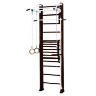 Детский спортивный комплекс Карусель 2Д.03.03 к стене + тренажер для осанки №2 Венге