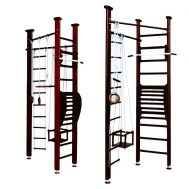 Детский спортивный комплекс Карусель 3Д.01.01 + тренажер для осанки №2 Венге