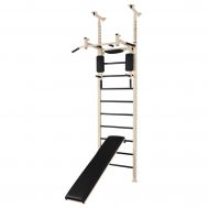 Шведская стенка в распор, AG83, турник 3 в 1 и скамья для пресса, фото 1