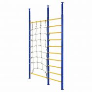 Домашний спортивный комплекс в распор Семейный R, с сетью для лазанья, фото 1