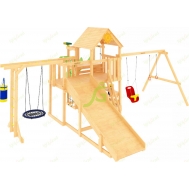 Детская площадка IgraGrad Крафт Pro 2 с зимней горкой