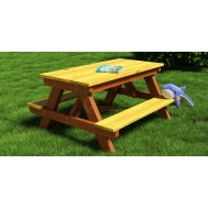 Столик с лавочками отдельностоящий Савушка