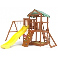 Детская площадка Савушка Мастер 2 Plus (Махагон) (горка 3 метра)