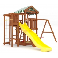 Детская площадка Савушка Мастер 3 Plus (Махагон) (горка 3 метра)