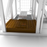 Крышка на песочницу для серии детских площадок Савушка