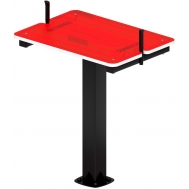 Тренажер уличный СТОЛ ДЛЯ АРМРЕСТЛИНГА (красный) СТ 001-11