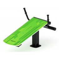 Тренажер уличный ЛАВКА ДЛЯ ПРЕССА (зеленый) СТ 002-12