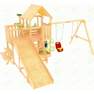 Детская площадка IgraGrad Крафт Pro 1 с зимней горкой