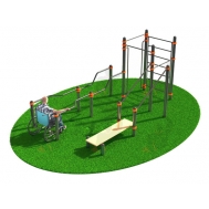 Спортивный комплекс, адаптированный для инвалидов-колясочников СВС-125-М