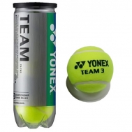 Мяч теннисный YONEX Team 3B, нат. резина, сукно (11.403)