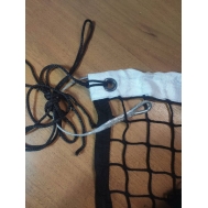 Сетка теннисная, нить D=2,2 мм, стальной трос (11.204)