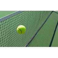 Сетка теннисная, нить D=4 мм, стальной трос (11.203)