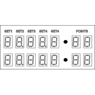 Табло для большого тенниса электронное (11.501)