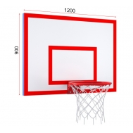 Тренировочный щит из фанеры с кольцом (на выбор), фото 1