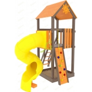 Детская площадка IgraGrad Панда Фани Tower с трубой