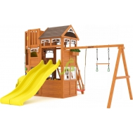 Детская площадка IgraGrad Клубный домик 4 Luxe с двумя горками