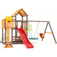 Детская площадка IgraGrad Панда Фани с балконом мод.1