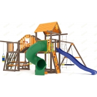 Детская площадка IgraGrad Панда Фани Мостик с трубой