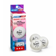 Мячи Start line Training 3* New (3 шт, бел.)