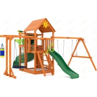 Детская площадка IgraGrad Крафт Pro 4 с трубой мод.2