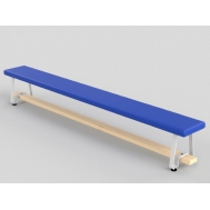 Скамейка гимнастическая полумягкая с металлическими ножками (04.303.1)