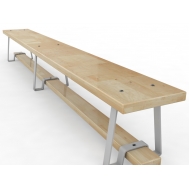 Скамейка гимнастическая с металлическими ножками (04.300.1)