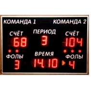 Табло баскетбольное электронное 1750 х 800 х 44 (1000)