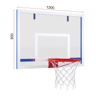 Тренировочный щит из оргстекла с кольцом (на выбор), фото 1