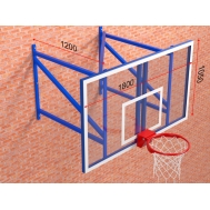 Ферма с выносом 1,2 м с игровым щитом из оргстекла 15 мм и массовым кольцом (01.2007)