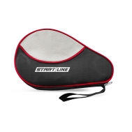 Чехол для теннисной ракетки серый с карманом