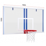 Игровой щит из оргстекла 15 мм с кольцом (на выбор)