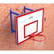 Ферма с выносом 500 мм с тренировочным щитом из фанеры и усиленным кольцом (01.2004; 01.2003​), фото 1