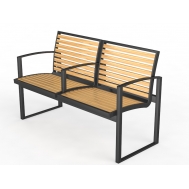 Уличная скамейка со спинкой «Барин» (14.6.5000)