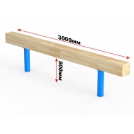 Бревно гимнастическое для улицы (14.302)