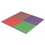 Резиновая плитка «Квадрат», разная толщина