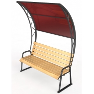 Уличная скамейка с навесом (14.6.4000)