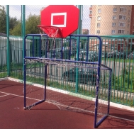 Хоккейные ворота со стритбольным щитом (17.103)