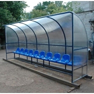 Скамья для запасных игроков/тренеров/судей, на 10 мест (15.400)