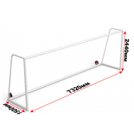 Ворота футбольные с противовесом (7,32х2,44 м) (15.106)