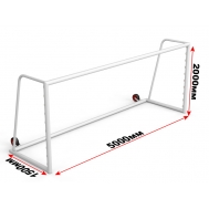 Ворота футбольные с противовесом (5х2 м) (15.107)