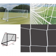 Сетка футбольная EL LEON DE ORO 7,5 х 2,5 м, нить D=4 мм (15.215)