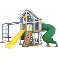 Детская площадка IgraGrad Шато с трубой (Домик) мод.1, 2