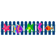 Ограждение детской площадки ZION Море (ОГД003)