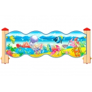 Ограждение детской площадки ZION Морское царство У1 (ОГД054)